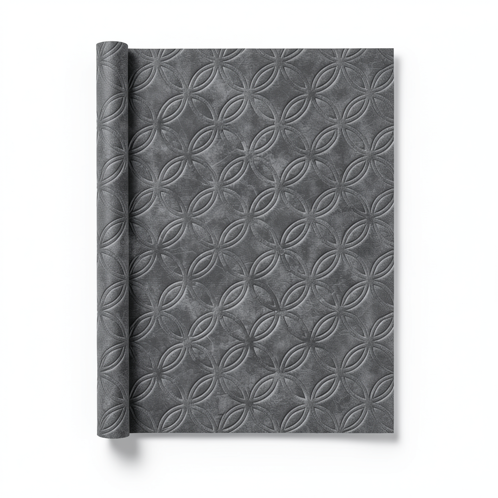 Geometric Wall Covering 10m x 0.53m Gray Color, Model 362-2