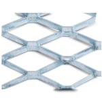 Galvanised Steel Expanded Metal Mesh Bahri Thickness 2.7 mm Width 2.44 m Length 7 m