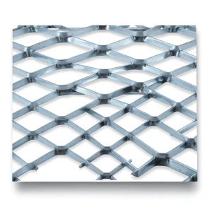 Galvanised Steel Expanded Metal Mesh Bahri Thickness 2.8 mm Width 2.44 m Length 1 m