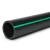 أنابيب بلاستيك HDPE ضغط 12.5 بار PE 80 قطر خارجي 180 مم SDR 11 أسود مع خط أخضر - Image 1