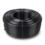 HDPE Coil Pipe Pressure 12.5 Bar PE 80 Size 16 mm Thickness 1.8 mm Black