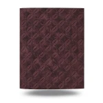 Wall Decoration Geometric Design 10m x 0.53m Dark Red