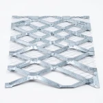 Galvanised Steel Expanded Metal Mesh Bahri 3.8 mm Thickness 2.44 m Width 1 m Length