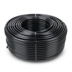 HDPE Plastic Coil Pipe Nominal Pressure 12.5 Bar PE 80 OD 20 mm Thickness 2.3 mm Black