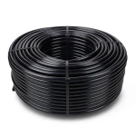 HDPE Coil Pipe Pressure 4 Bar PE 80 Size 50 mm SDR 33 Black Color