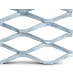 Galvanised Steel Expanded Metal Mesh Bahri 2.8 mm Thickness 2.44 m Width 2 m Length