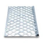 Galvanised Steel Expanded Metal Mesh Bahri 3 mm Thickness 2.44 m Width 2 m Length