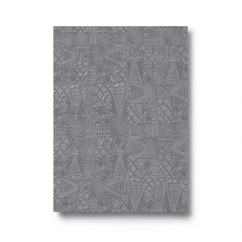 Patterned Wall Covering 10m x 0.53m Gray Color, Model 365-2