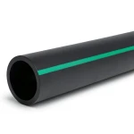 HDPE Pipe Nominal Pressure 12.5 Bar PE 80 OD 200 mm SDR 11 Black