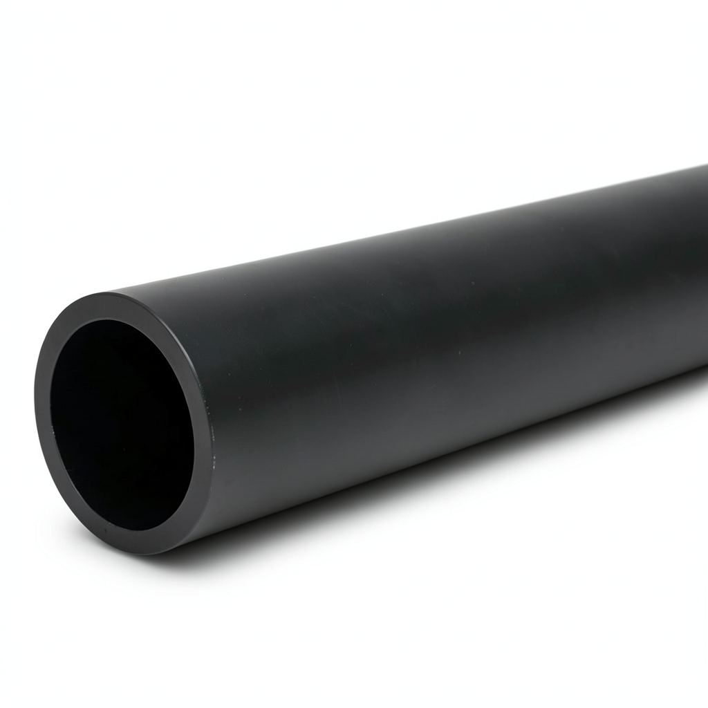 HDPE Plastic Pipe 12.5 Bar Pressure PE 80 Outer Diameter 280 mm SDR 11 Black