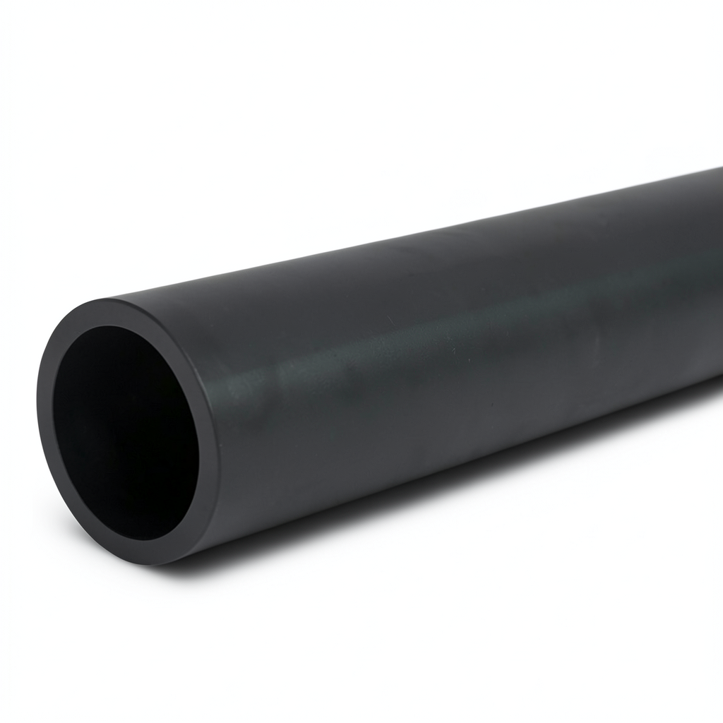 HDPE Polyethylene Plastic Pipe PN 12.5 Bar PE 80 400 mm SDR 11 Black