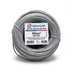 50mm NYA Electrical Wire 450/750V Stranded Copper PVC 90°C Gray | Asharqiyah Cables Company for Industry