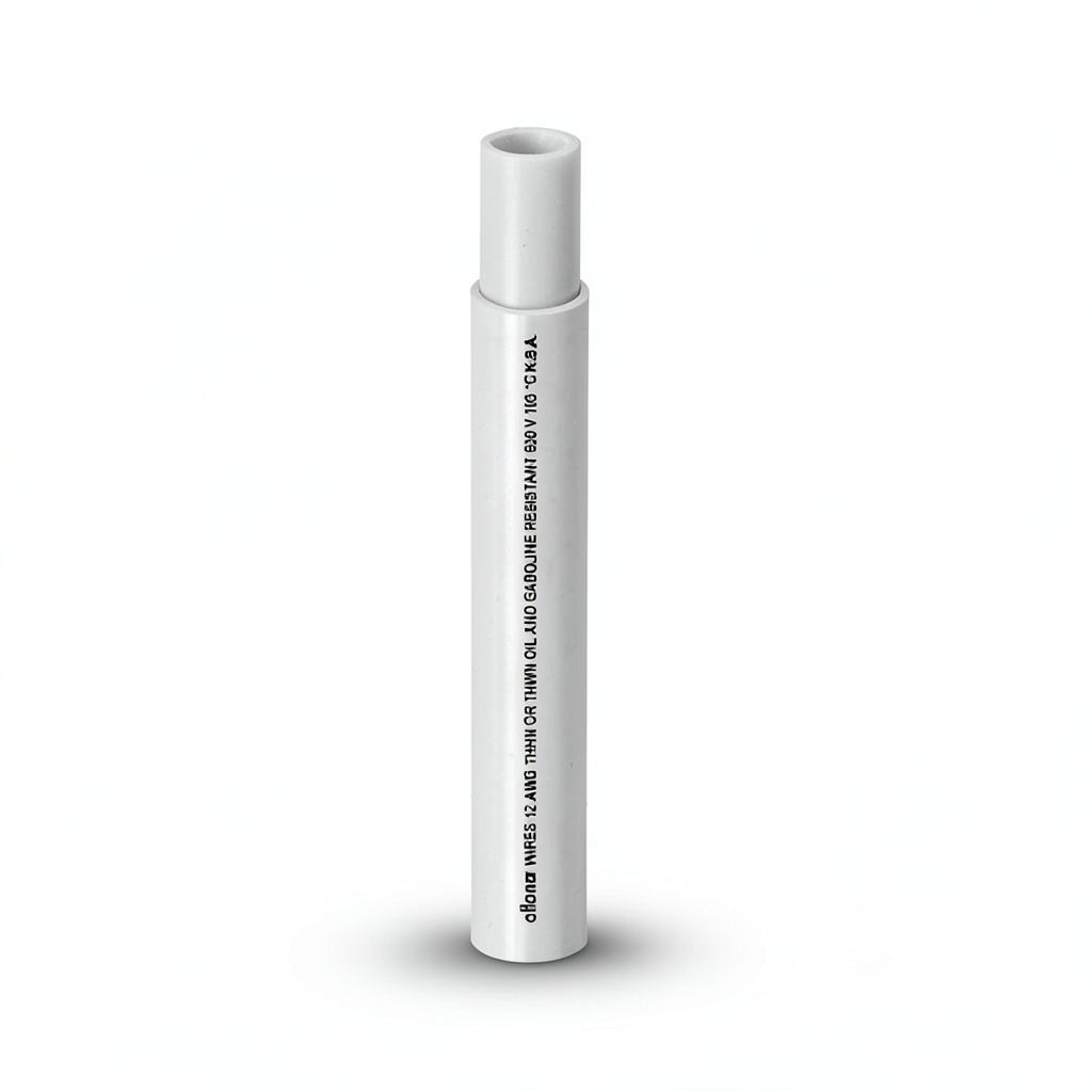 كابل نحاس THHN/THWN عزل PVC 105°C مقاس 5.26 مم² قطر 4.2 مم 600 فولت طول 250 قدم أبيض | شركة الفنار