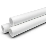 انابيب ضغط UPVC مقاس 2 إنش سمك 1.85 مم لون أبيض ضغط 8.6 بار