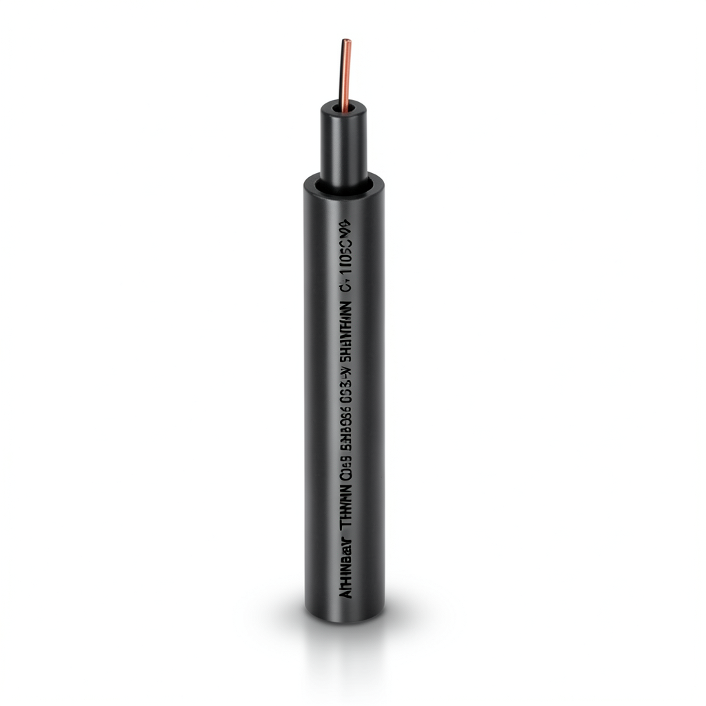كابل نحاس THHN/THWN معزول PVC 105°C مقاس 5.26 مم² 600 فولت طول 300 قدم أسود | شركة الفنار