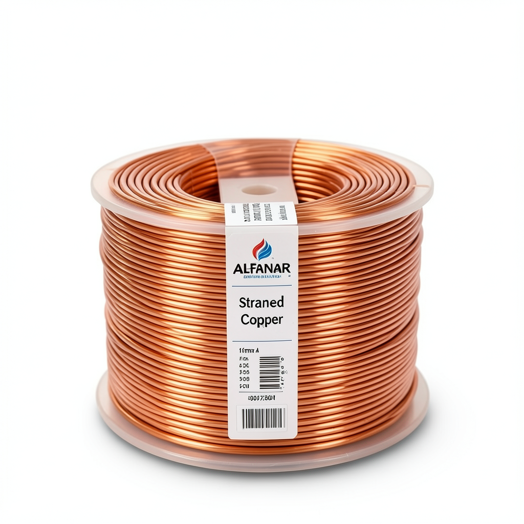 Alfanar 16 mm2 Stranded Copper Wire 450/750V PVC Insulation, 300ft Length | Al Fanar