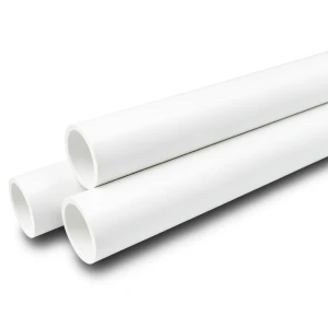 انابيب ضغط UPVC ضغط اسمي 11 بار مقاس 2 إنش سمك 2.31 مم لون أبيض
