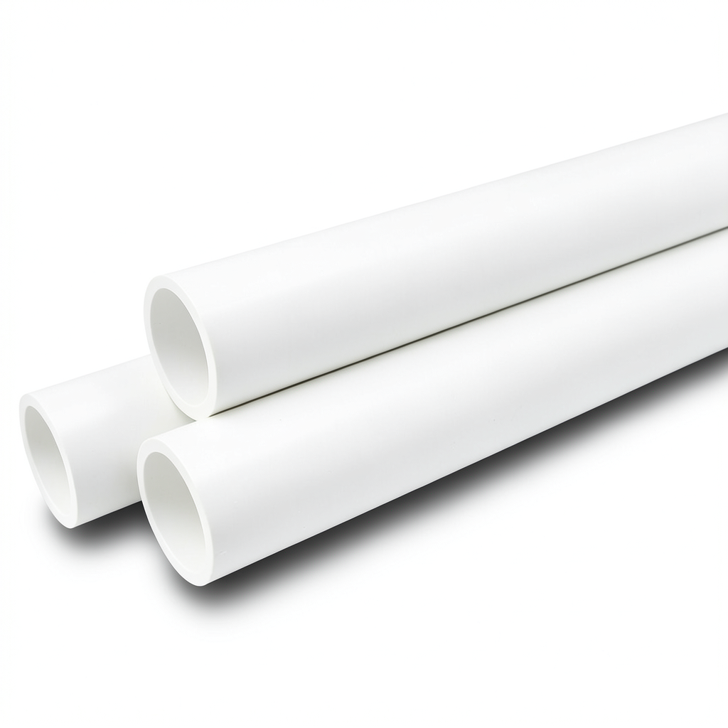 Pressure Pipes UPVC Nominal Pressure 11 Bar Size 2 inch Thickness 2.31 mm White
