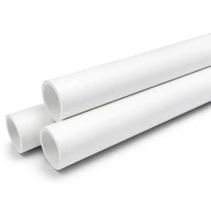 مواسير ضغط UPVC ضغط اسمي 11 بار مقاس 4 إنش سمك 4.39 مم لون أبيض