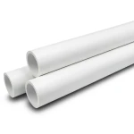 مواسير ضغط UPVC مقاس 6 إنش سمك 6.48 مم لون أبيض ضغط 11 بار