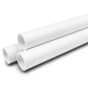 مواسير ضغط UPVC ضغط اسمي 11 بار مقاس 8 إنش سمك 8.43 مم لون أبيض