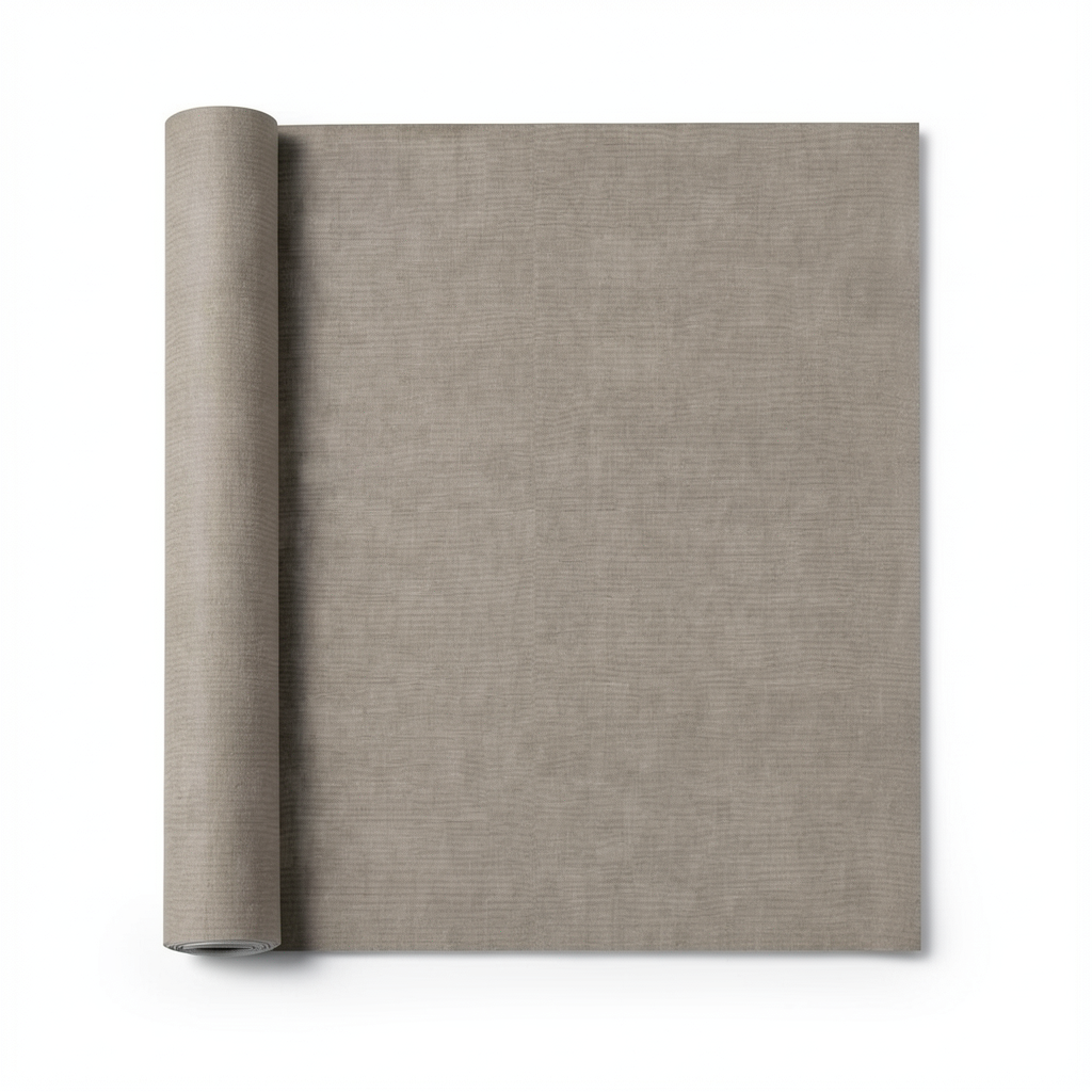 Italian Wallpaper Dark Beige Plain Design, Size 10m x 0.53m