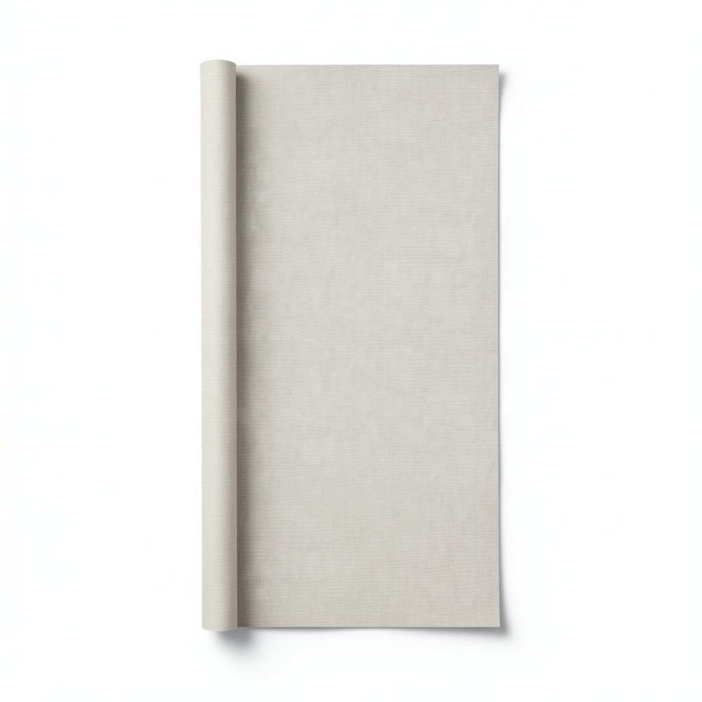 ورق جداري ايطالي لون بيج شاحب تصميم ساده، مقاس 10 م×0.53 م