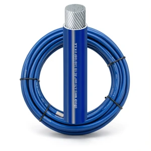 Flexible Single Electric Wire 35sq mm 600/1000 volts PVC Insulation Blue | Al Fanar