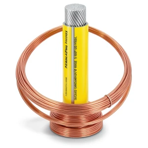 سلك نحاس شعر 50sq mm 600/1000 فولت مطلي بالقصدير، عزل PVC، لون أصفر | شركة الفنار
