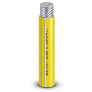 سلك كهرباء نحاس شعر 185 مم2 600/1000 فولت مطلي بالقصدير، عزل PVC، لون اصفر | شركة الفنار