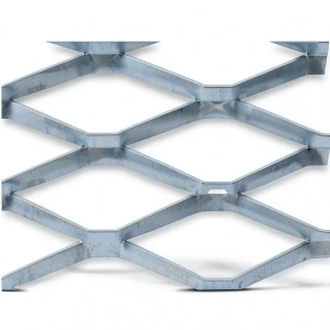 Galvanised Steel Expanded Metal Mesh Bahri Thickness 4.8 mm Width 2.44 M Length 2 M
