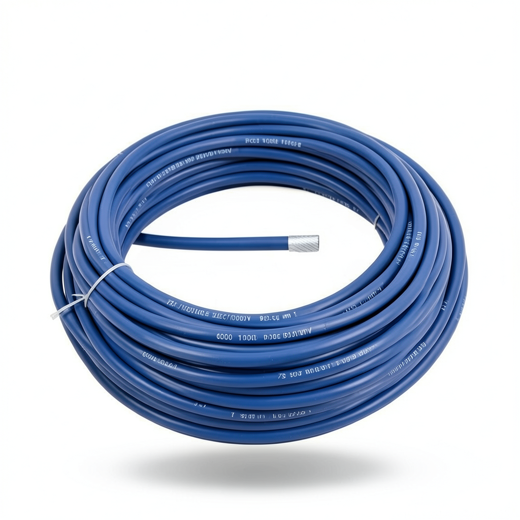 Flexible Single Electric Wire 70sq mm 600/1000 volts PVC Insulation Blue | Al Fanar