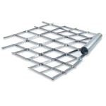 Galvanised Steel Expanded Metal Mesh Bahri Thickness 5.8 mm Width 2.44 m Length 2 m