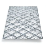 Galvanised Steel Expanded Metal Mesh Bahri 6 mm Thickness 2.44 m Width 2 m Length