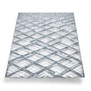 Galvanised Steel Expanded Metal Mesh Bahri 6 mm Thickness 2.44 m Width 2 m Length