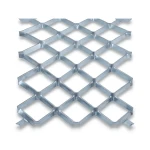 Galvanised Steel Expanded Metal Mesh Bahri 2.8 mm Thickness 2.44 m Width 3 m Length