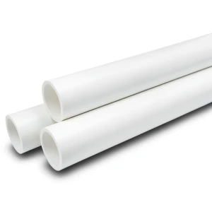 أنابيب ضغط UPVC مقاس 4 إنش سمك 3.51 مم لون أبيض ضغط 8.6 بار