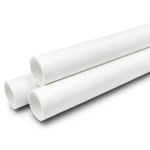أنابيب ضغط UPVC مقاس 6 إنش سمك 5.18 مم لون أبيض ضغط 8.6 بار