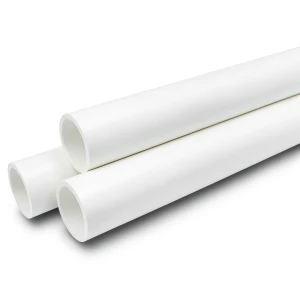 أنابيب ضغط UPVC مقاس 6 إنش سمك 5.18 مم لون أبيض ضغط 8.6 بار