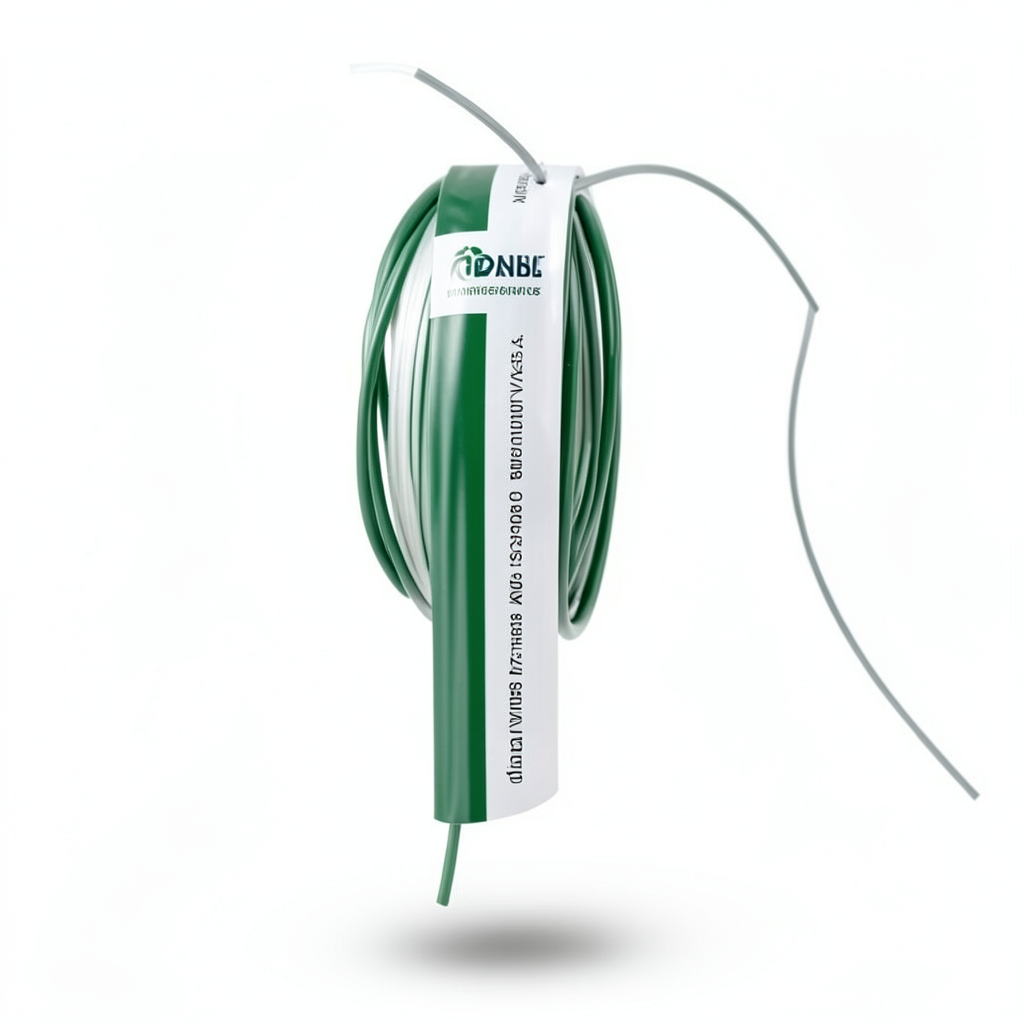 سلك مفرد نحاس شعر مغطى بالقصدير 0.5mm، 600/1000V، أخضر | شركة الفنار