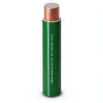 Flexible Tinned Copper Single Electric Wire 0.75mm Conductor 600/1000V Green Color | Al Fanar