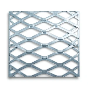 Galvanised Steel Expanded Metal Mesh Bahri Thickness 5.8 mm Width 2.44 M Length 3 M