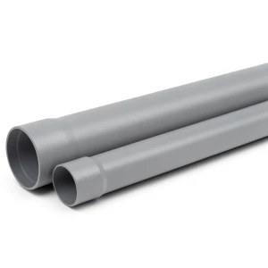 مواسير UPVC ضغط 12 بار مقاس 3 إنش سماكة 5.3 ملم لون رمادي