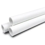 مواسير ضغط UPVC ضغط اسمي 11 بار مقاس 4 إنش سمك 4.39 مم لون أبيض