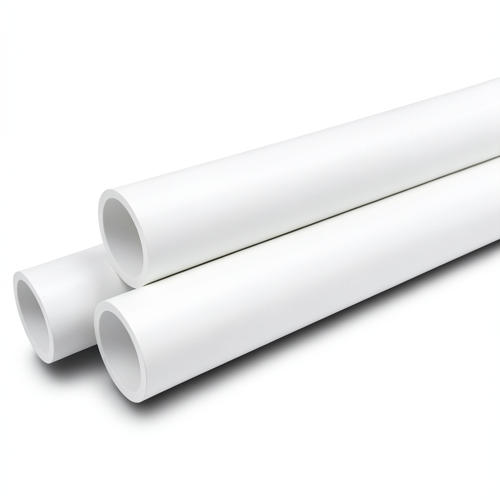 مواسير ضغط UPVC ضغط اسمي 11 بار مقاس 4 إنش سمك 4.39 مم لون أبيض
