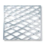 Bahri Galvanized Expanded Metal Mesh 2.8mm Thickness 2.44m x 4m by Bait Al Tatawor
