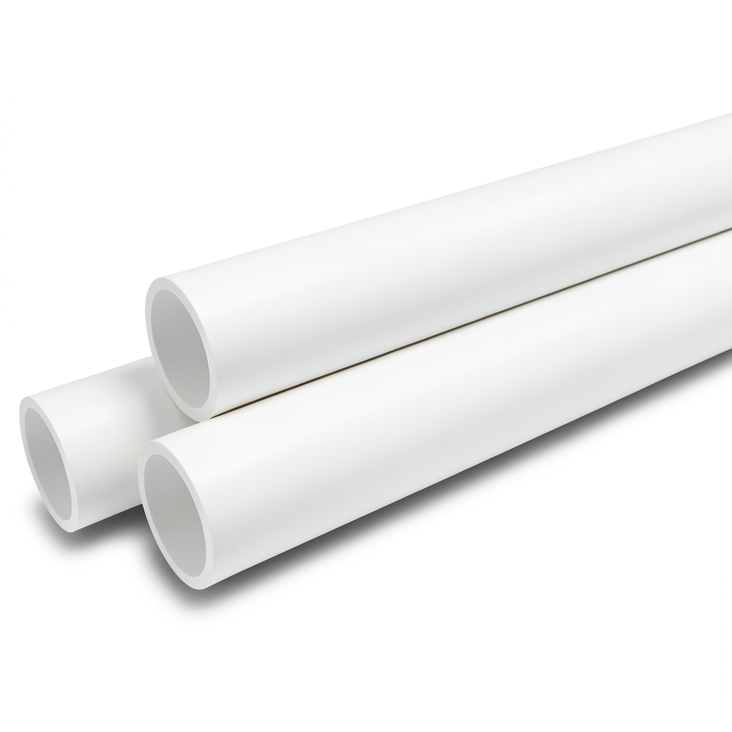 Pressure UPVC Pipes 6 inch Thickness 6.48 mm White, 11 Bar