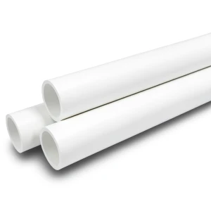 مواسير ضغط UPVC ضغط 13.8 بار مقاس ¾ إنش سمك 1.52 مم لون أبيض