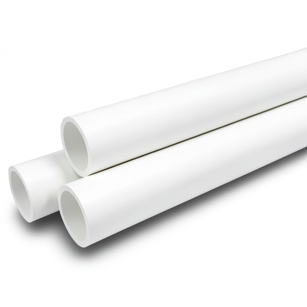 مواسير ضغط UPVC ضغط 13.8 بار مقاس ¾ إنش سمك 1.52 مم لون أبيض