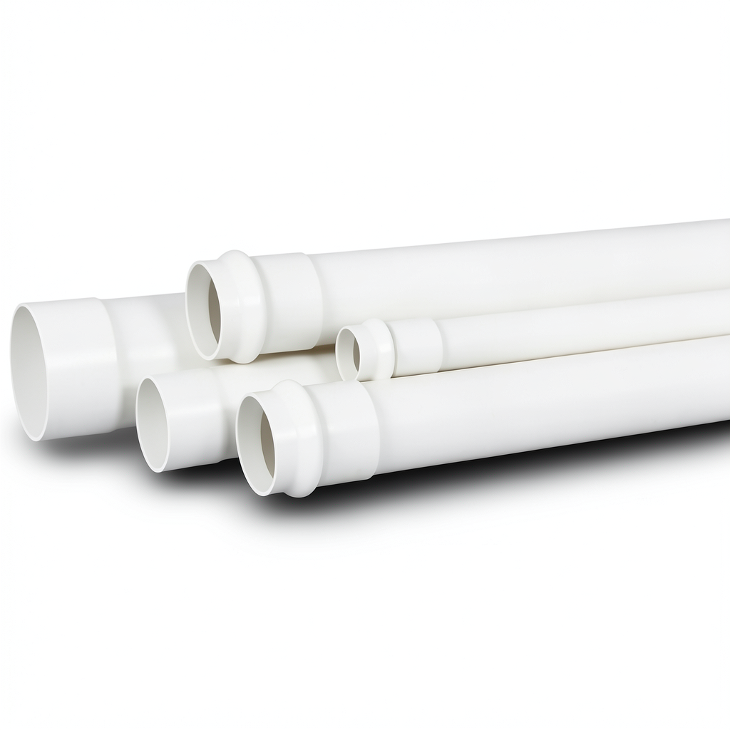 UPVC Pipe 75 mm Diameter 6.8 mm Thickness 20 Bar Pressure White